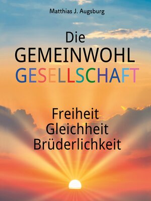 cover image of Die GEMEINWOHL GESELLSCHAFT